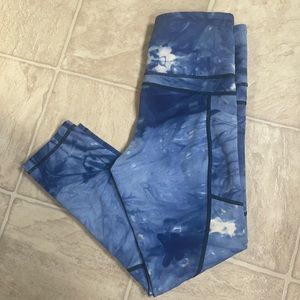 Zyia Navy Hendrix Pocket Light n Tight Hi-Rise Capri 20"